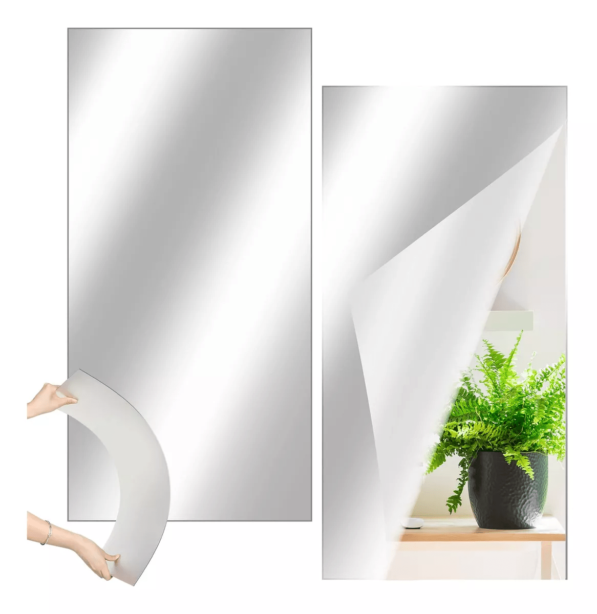 FlexiMirror Espejo en Acrílico Ligero y Autoadhesivo - [PROMOCIÓN DISPONIBLE SOLO HOY]
