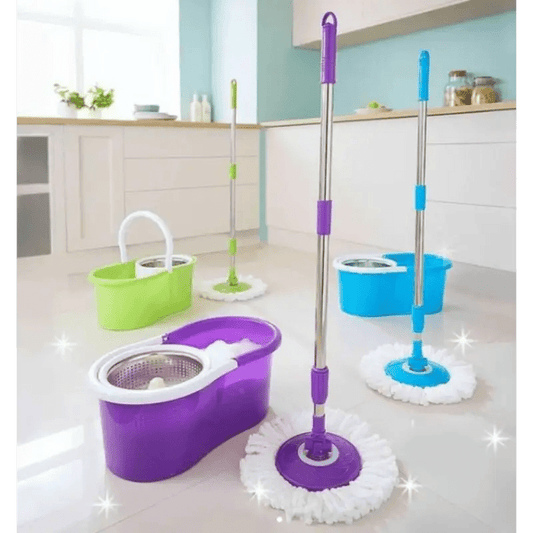 PowerMaid - Trapero Giratorio Magico Con Balde 360° -  [PROMOCIÓN DISPONIBLE SOLO HOY]