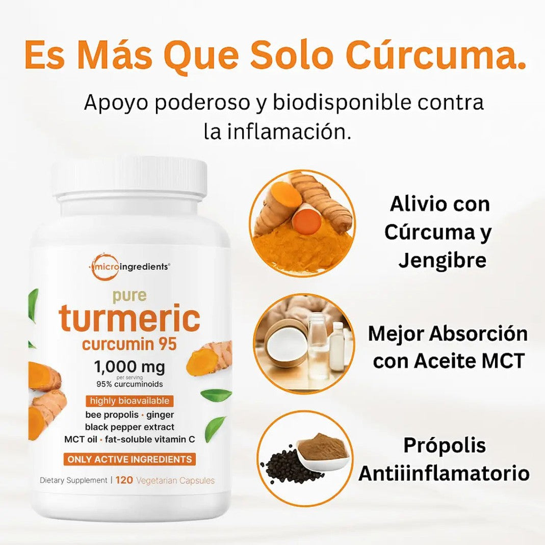 El Antiinflamatorio Natural Más Potente – Cúrcuma 95% asset 1