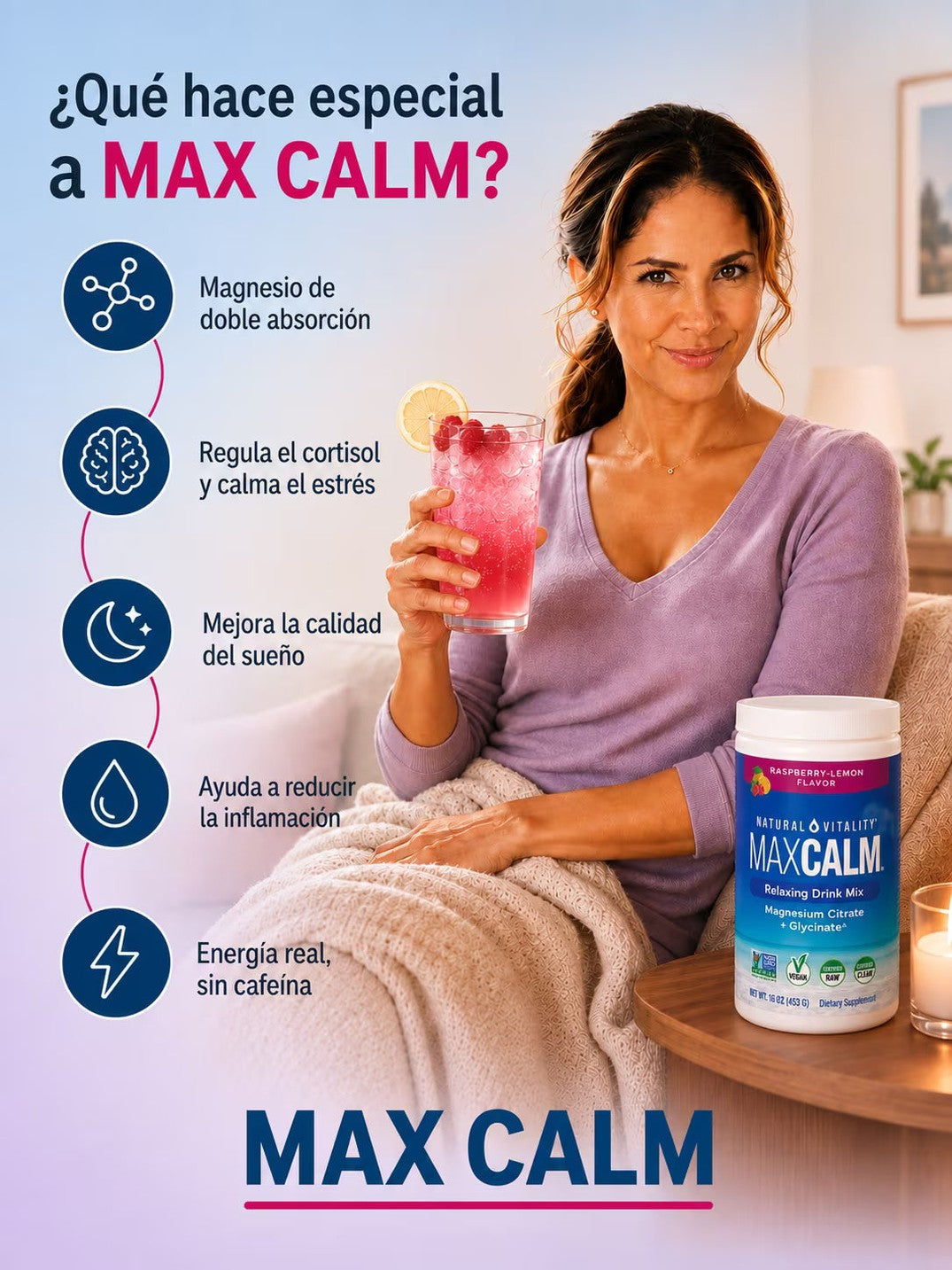 MAX CALM Magnesio - Calma para tu Cuerpo y Mente asset 6